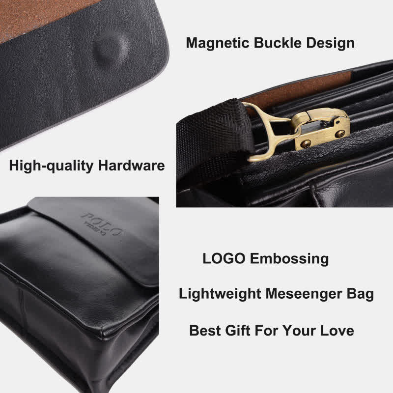 Multi-Pocket Large Capacity Classic Messenger Bag