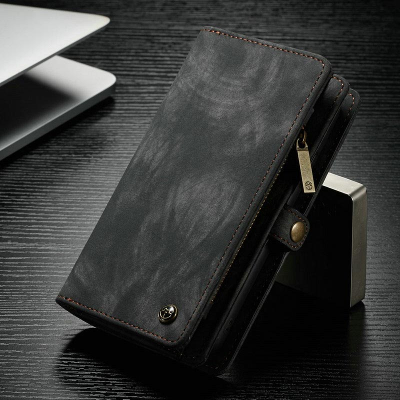 Retro Leather Wallet Phone Bag for iPhone & Samsung &Huawei with Multi-Slot