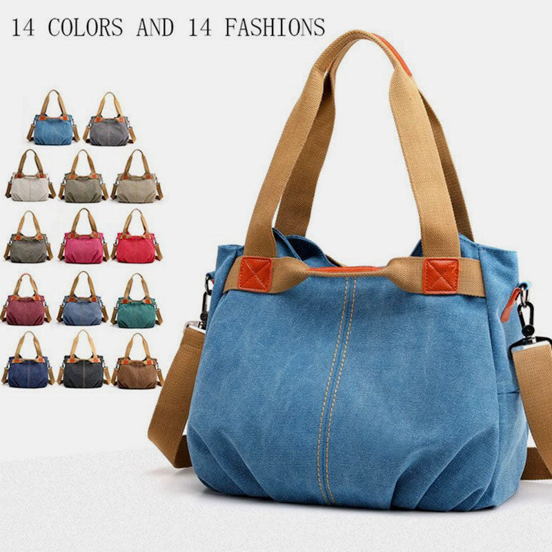 Canvas Shoulder Large Capacity Messenger Bag