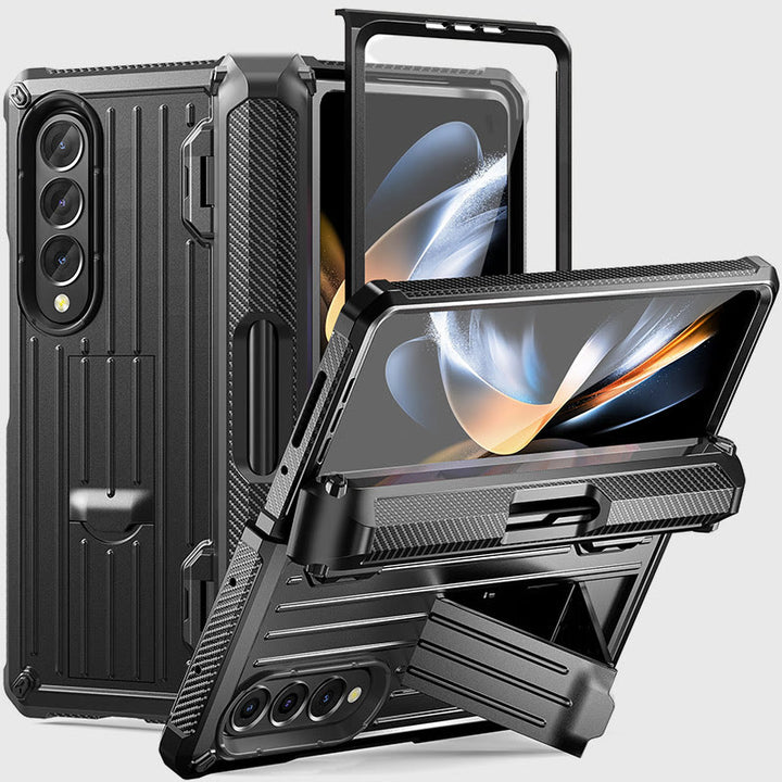 Phone Case With Holder For Samsung Shatter-Resistant Protective Cover