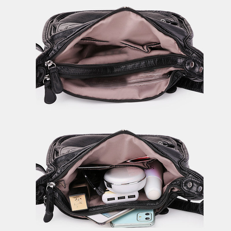 Casual Multi-Pocket Multifunctional Crossbody Bag - image 1