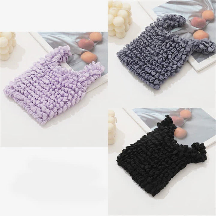 Large Capacity Eco Retractable Shopping Bags Magic Stretch Bag Pleated Bag