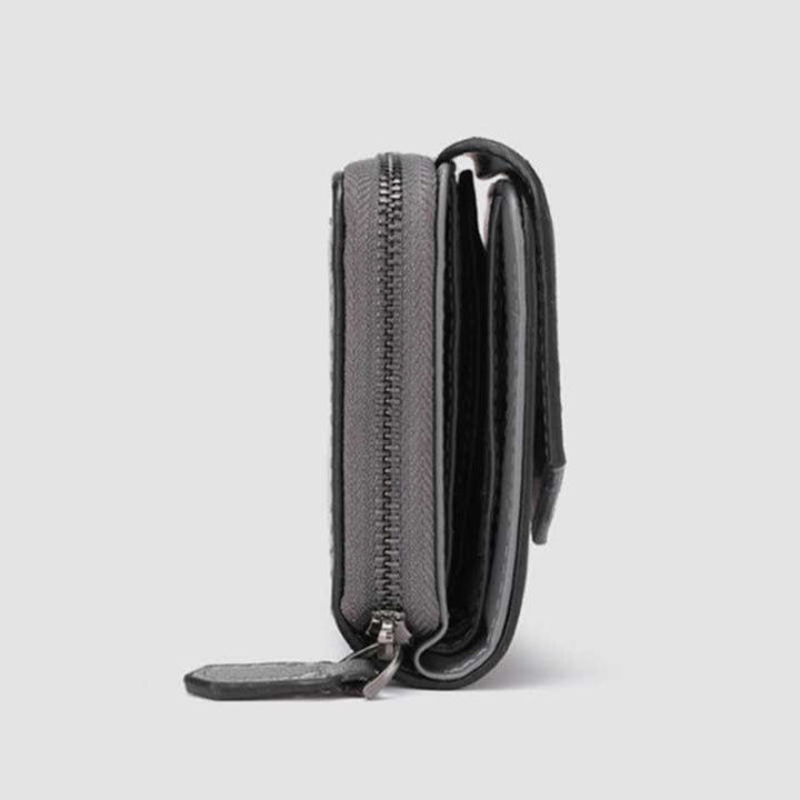 Women Short Bifold Wallet Faux Leather Purse RFID Blocking Card Holder
