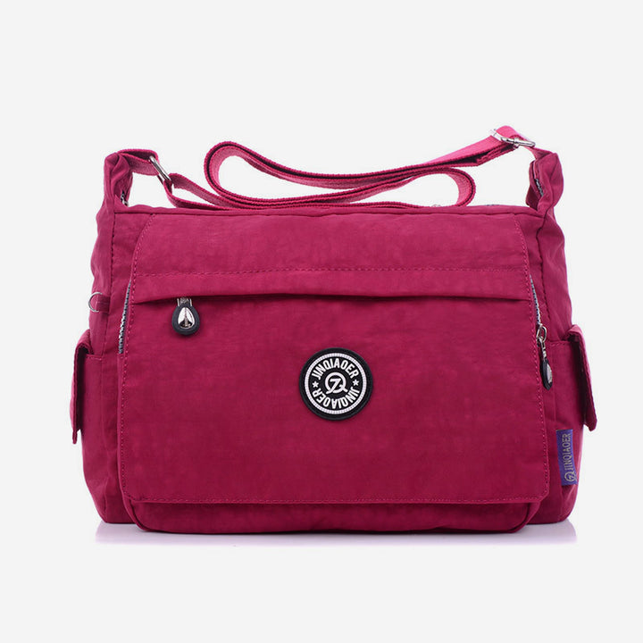 Large Capacity Waterproof Nylon Crossbody Bag