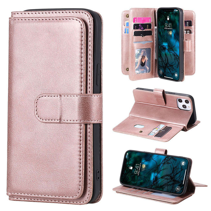 Wallet Case Lightweight Flip Case with Credit Card Holder - Pink - iPhone7/8/SE2020/6/6s - image 16
