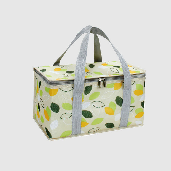 Cooler Bag For Outing Travel Thickened Aluminum Film Picnic Basket