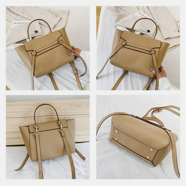 Women Fashion Crossbody Purse Satchel Large Solid Color Shoulder Handbag