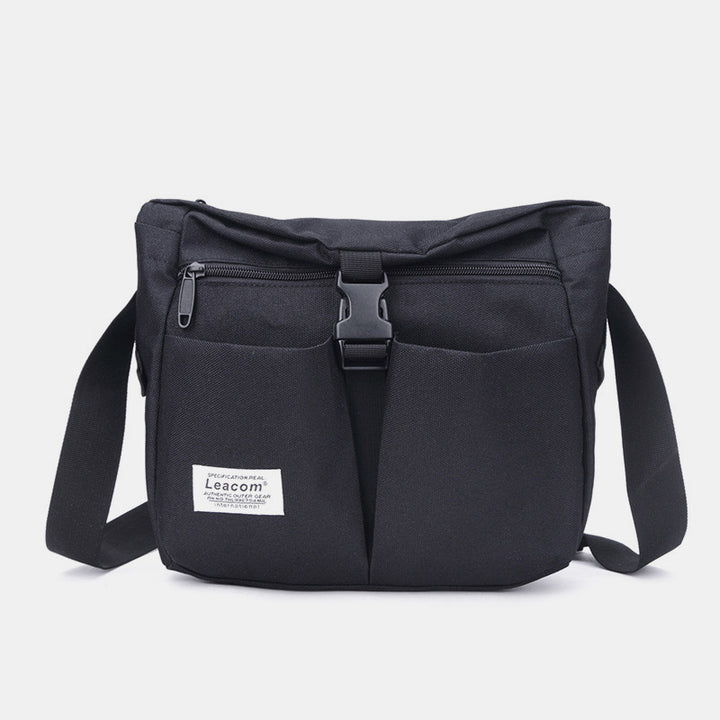 Water Resistant Tactical Shoulder Bag for Men Lightweight Nylon Crossbody Bag