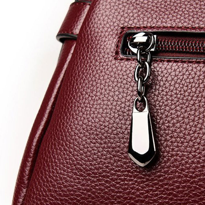 Genuine Leather Crossbody Purse for Women Small Tassel Crossover Shoulder Bag - image 16