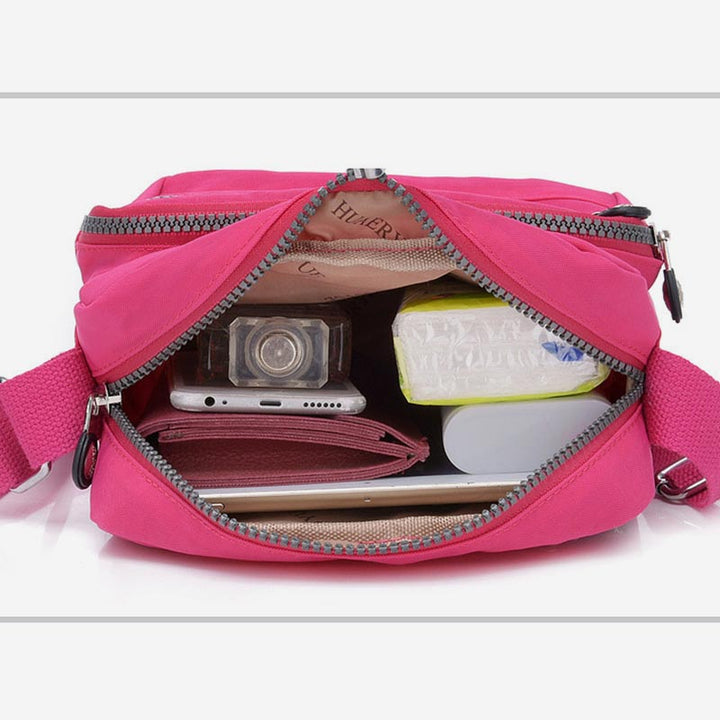 Multi Pocket Crossbody Bag Purse Ladies  Casual Travel Shoulder Handbag