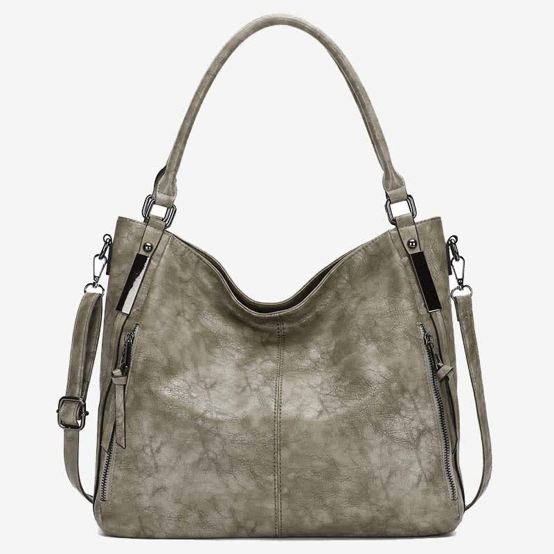 Leather Hobo Handbags for Women Designer Shoulder Purses Crossbody Tote