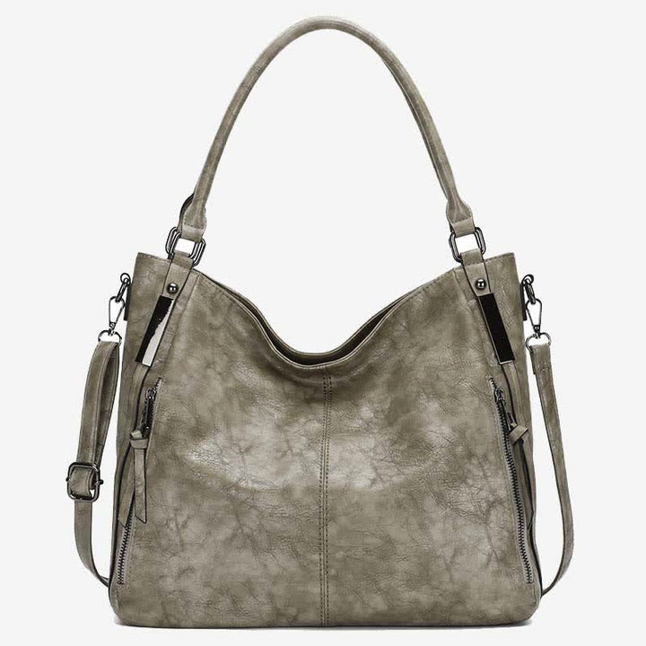 Leather Hobo Handbags for Women Designer Shoulder Purses Crossbody Tote