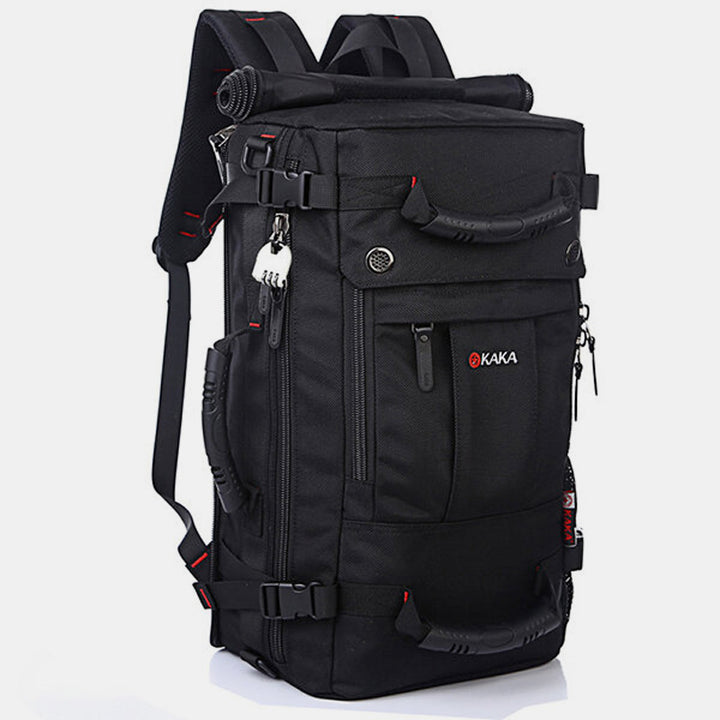 Large Capacity Travel Backpack Convertible Shoulder Bag With Password Lock
