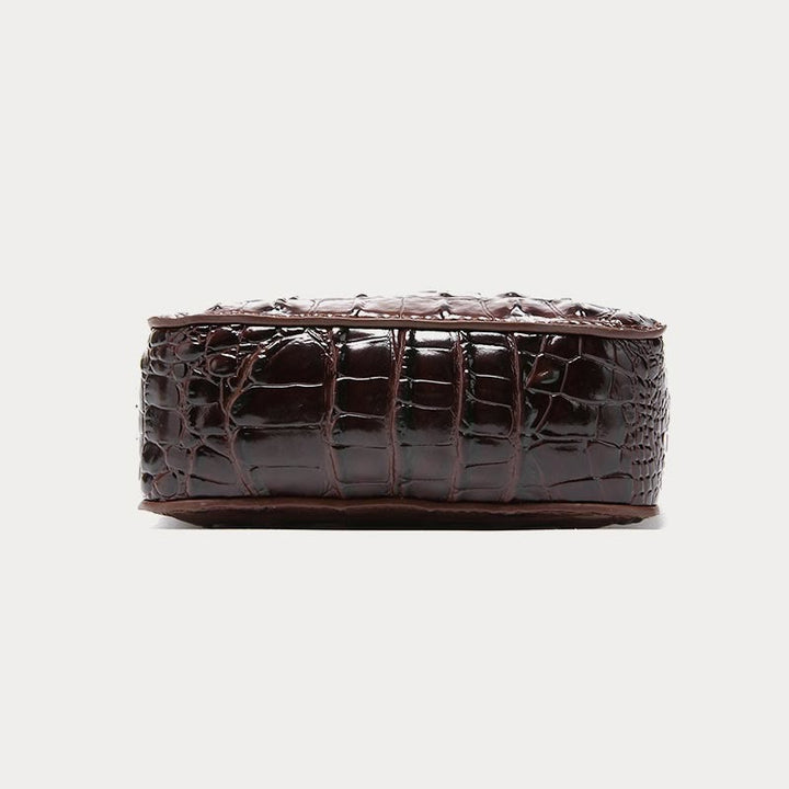 Crossbody Bag For Women Retro Crocodile Pattern Phone Bag