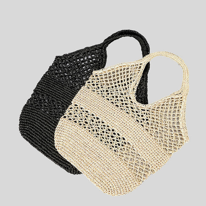 Beach Bag For Women Beach Holiday Hollow Woven Straw Bag