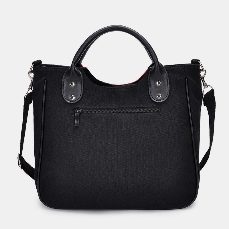 Large-Capacity Skull Print Crossbody Bag Handbag