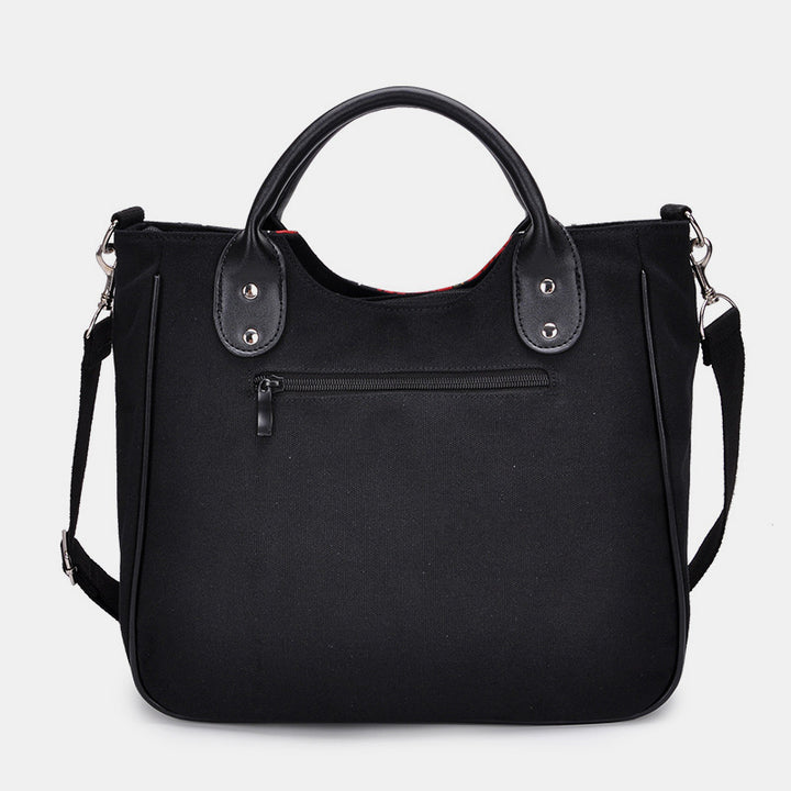 Large-Capacity Skull Print Crossbody Bag Handbag