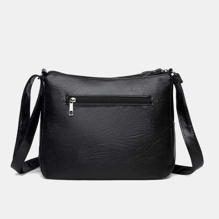 Women Multi-pocket Floral Crossbody Bag Roomy Shoulder Handbag Purses