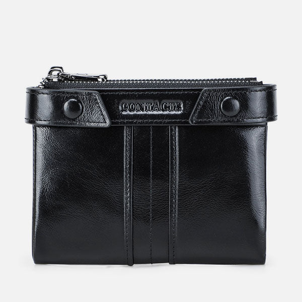 RFID Anti-Theft Multifunctional Genuine Leather Wallet