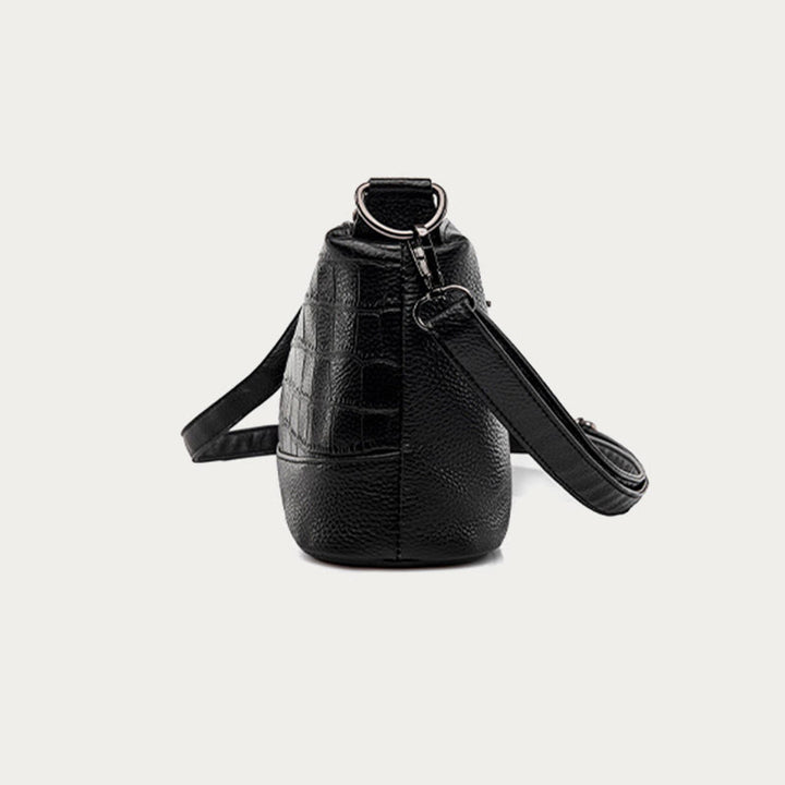 Simple Crossbody Bag For Women Crocodile Print Retro Daily Bag