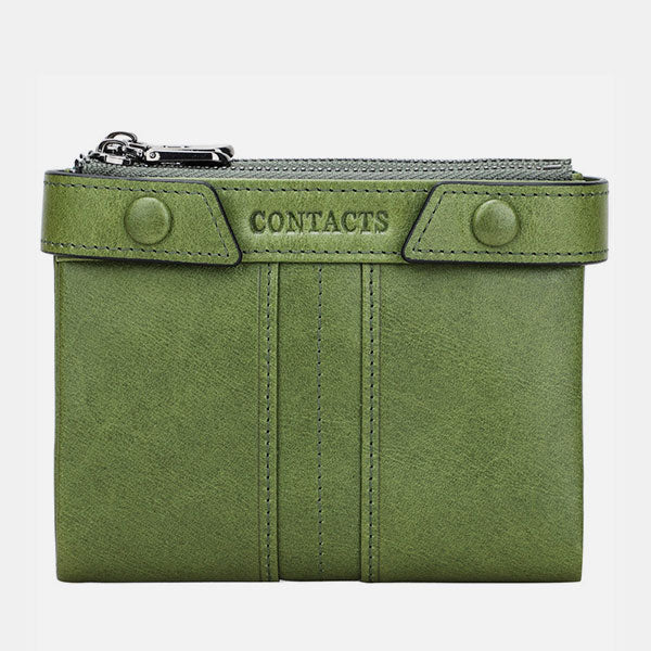 RFID Anti-Theft Multifunctional Genuine Leather Wallet