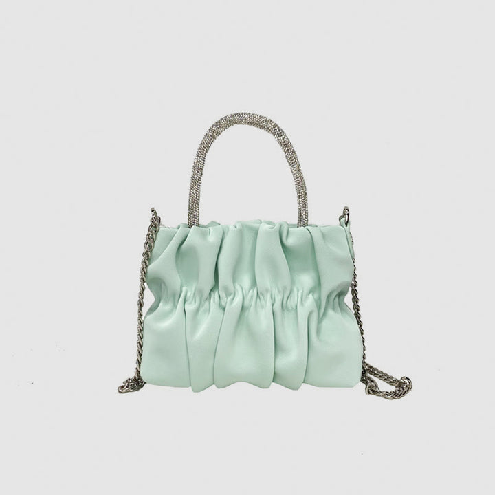 Evening Bag For Women Rhinestone Portable Crossbody Chain Bag