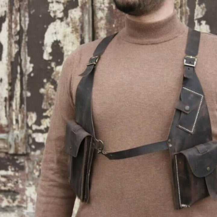 Medieval Underarm Shoulder Holster Phone Bag Wallet Pocket Card Holder