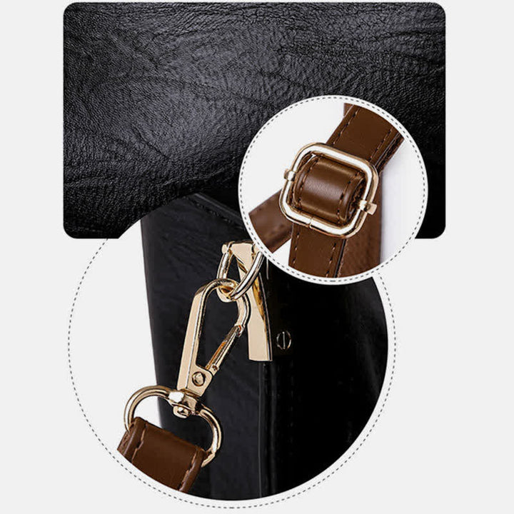 Women Leather Designer Handbag Top Handle Satchel Ladies Crossbody Shoulder Bag
