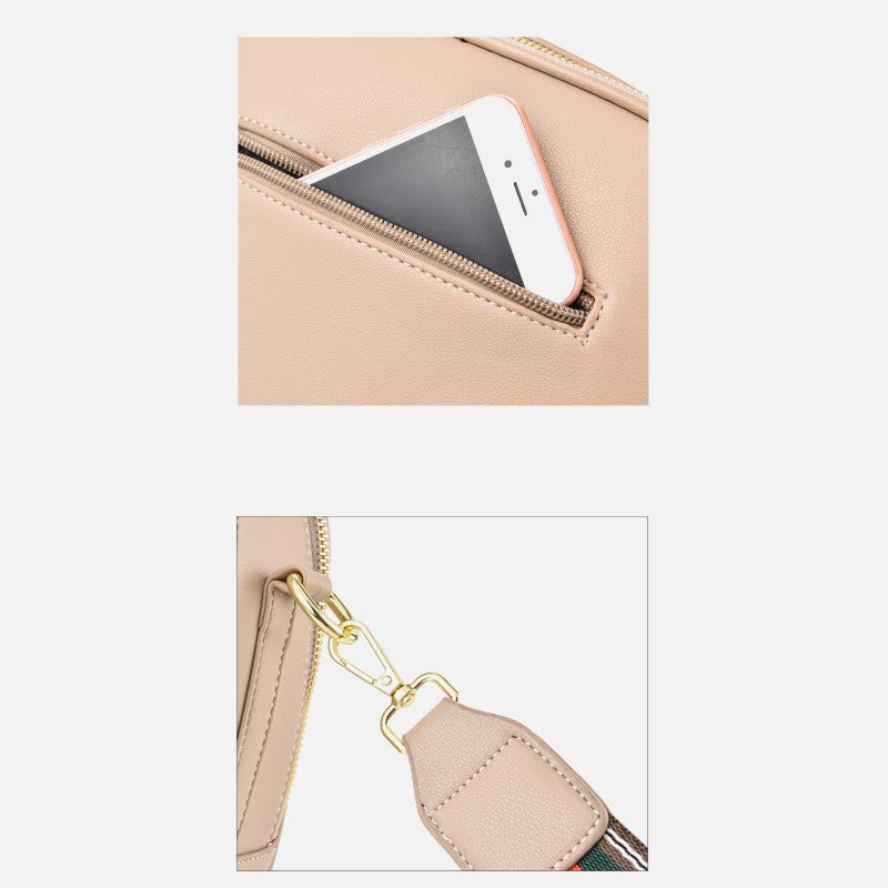 Vegan Leather Purse For Women Classic Top-Handle Bag