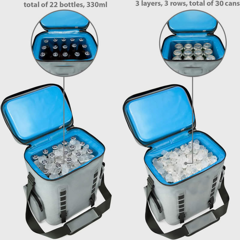 Cooler Bag For Weekend Camping Large Capacity Oxford Cooler Backpack