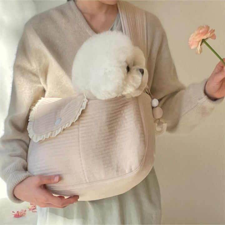 Pet Carrier For Small Animal Portable Outdoor Crossbody Bag