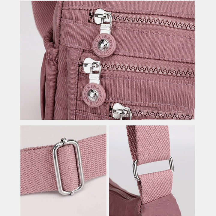 Multi-Pocket Large Capacity Waterproof Casual Crossbody Bag
