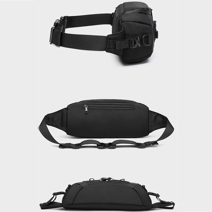 Multifunction Crossbody Bag Waist Pack for Men Multi Pocket Chest Bag