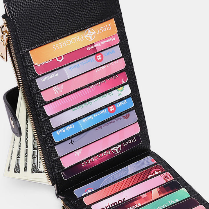 RFID Large Capacity Card Holder Classic Bifold Wallet