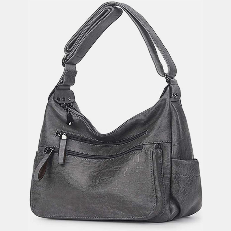 Retro Style Multi-Pocket Large Crossbody Bag - image 18