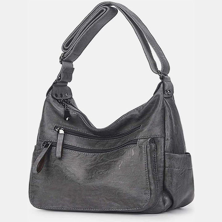 Retro Style Multi-Pocket Large Crossbody Bag - image 18