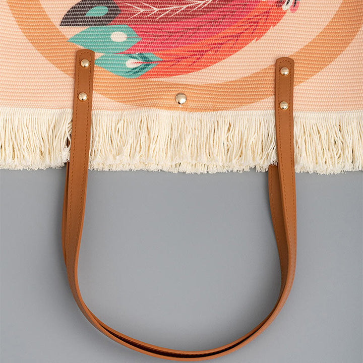 Tote For Women Bohemian Style Tassel Large Shoulder Bag