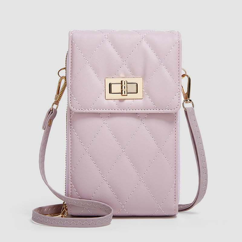 Phone Bag For Women Solid Color Slim Crossbody Coin Purse