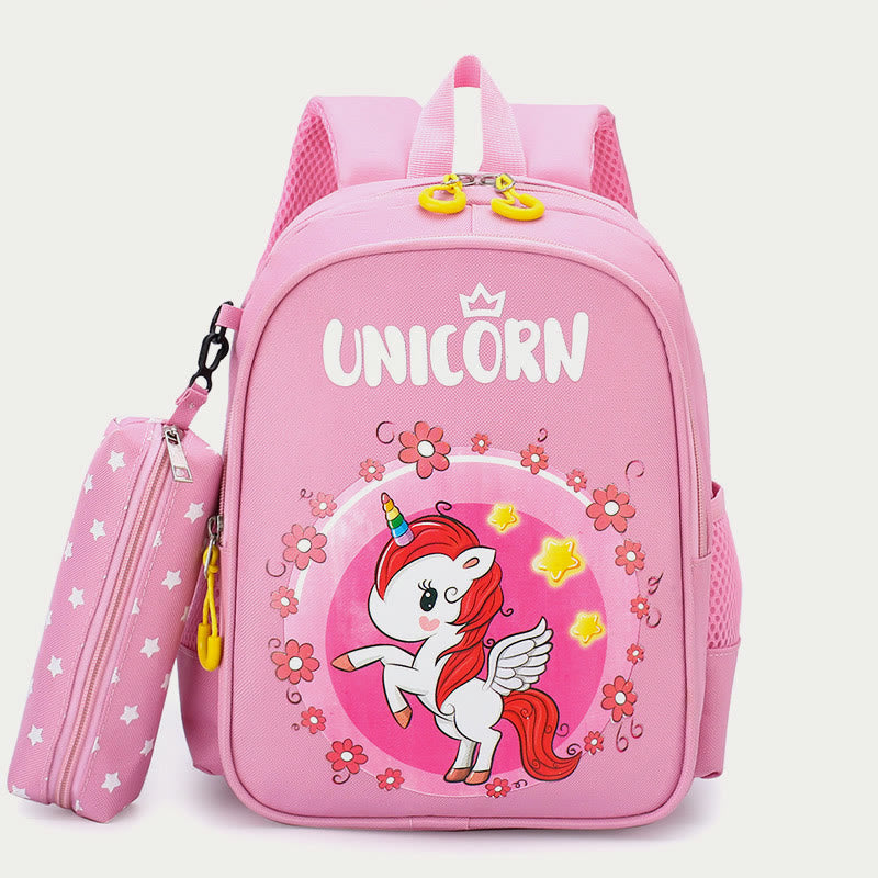 Backpack For Kids Cartoon Printing Cute Unicorn Kindergarten Schoolbag