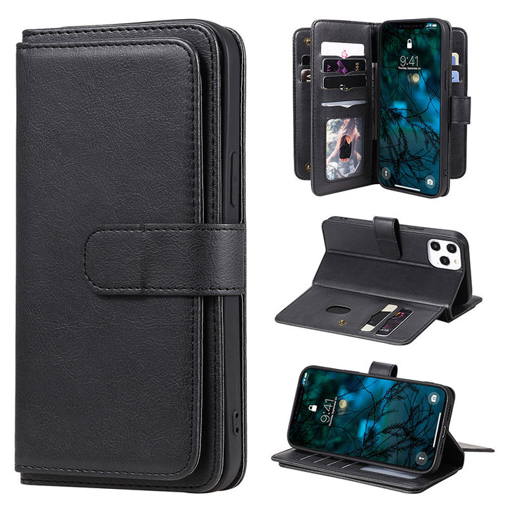 Wallet Case Lightweight Flip Case with Credit Card Holder - Black - iPhone7/8/SE2020/6/6s - image 13