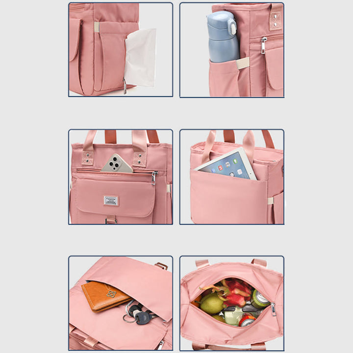 Tote For Outdoor Picnic Portable Multifunctional Waterproof Nylon Lunch Bag - image 3
