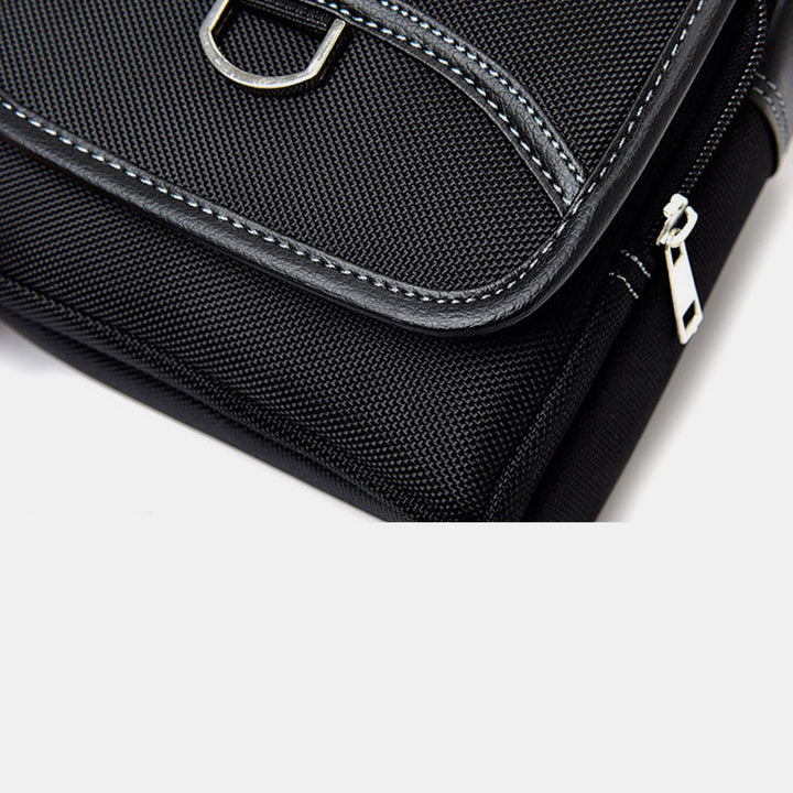 Casual Multi-Pocket Waterproof Messenger Bag
