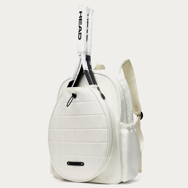 Racket Bag For Tennis Badminton Outdoor Sports Backpack Tote - White - Backpack - image 1