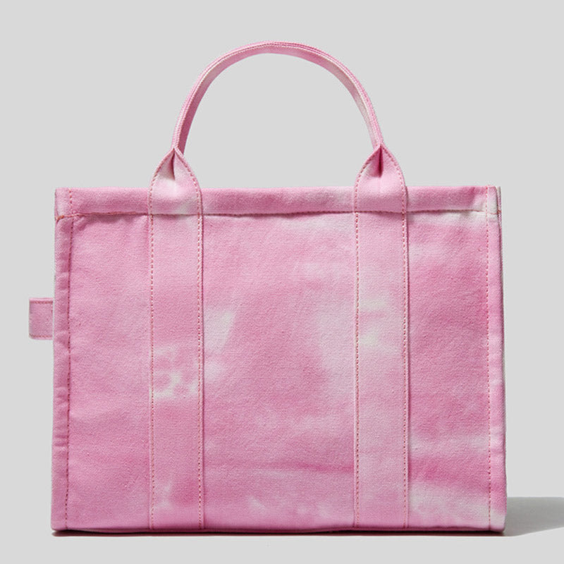 Women Satchel Top Handle Shoulder Purse Tie-dye Tote Crossbody Bag