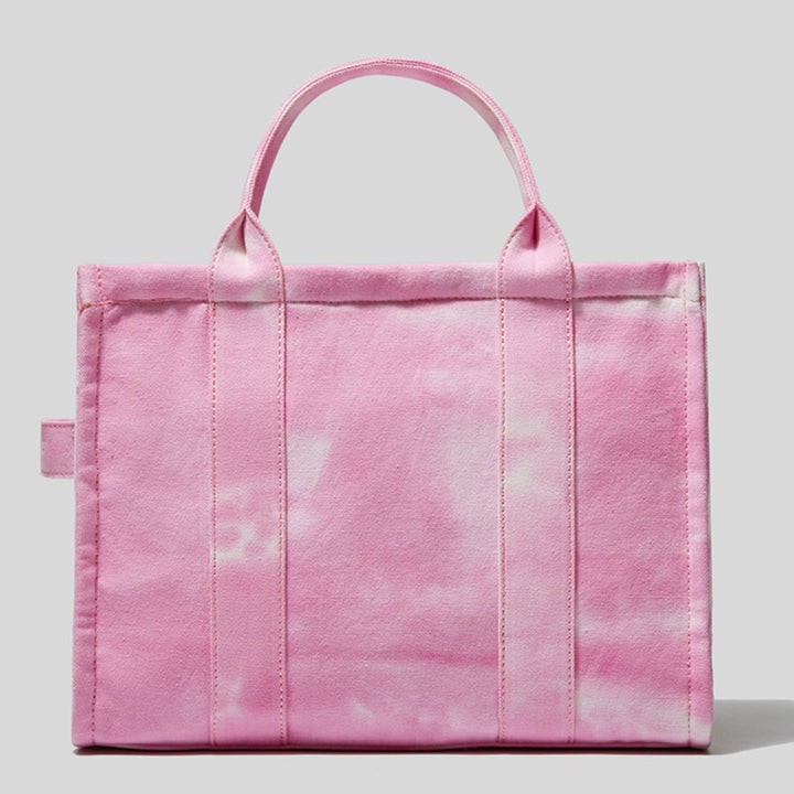 Women Satchel Top Handle Shoulder Purse Tie-dye Tote Crossbody Bag