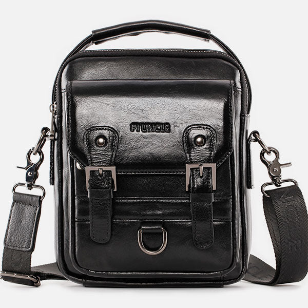 Multifunctional Leather Crossbody Bag