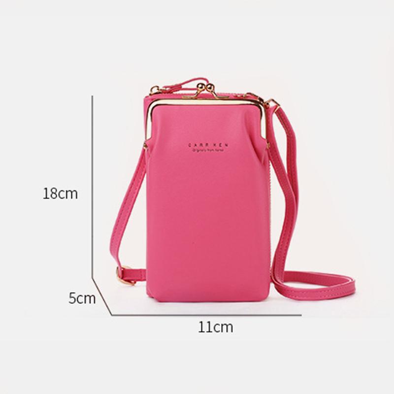 Multifunctional Large Capacity Kiss-Lock Phone Bag