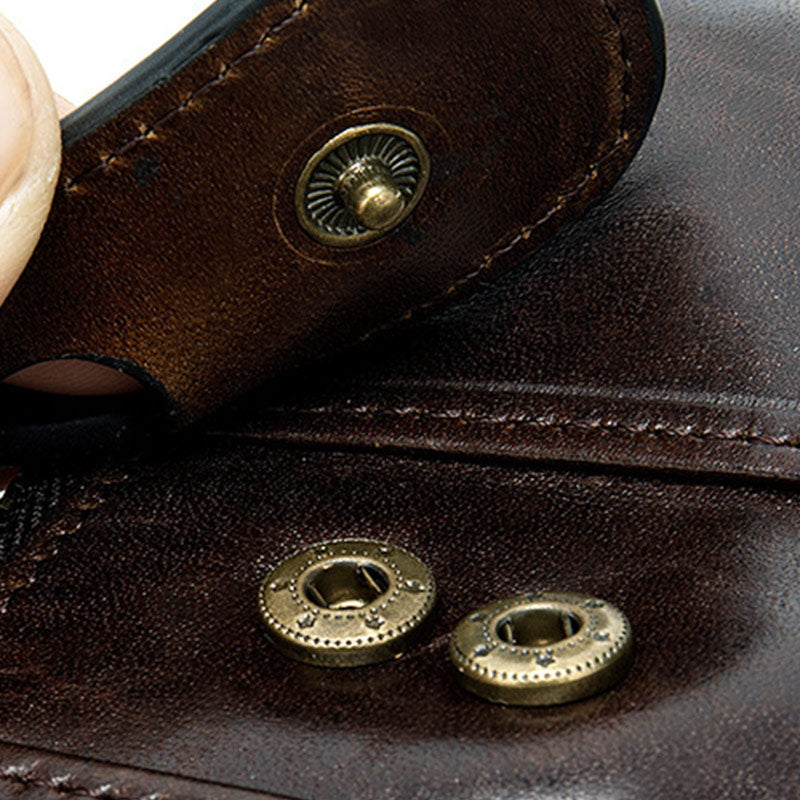 RFID Blocking Genuine Leather Wallet Card Holder