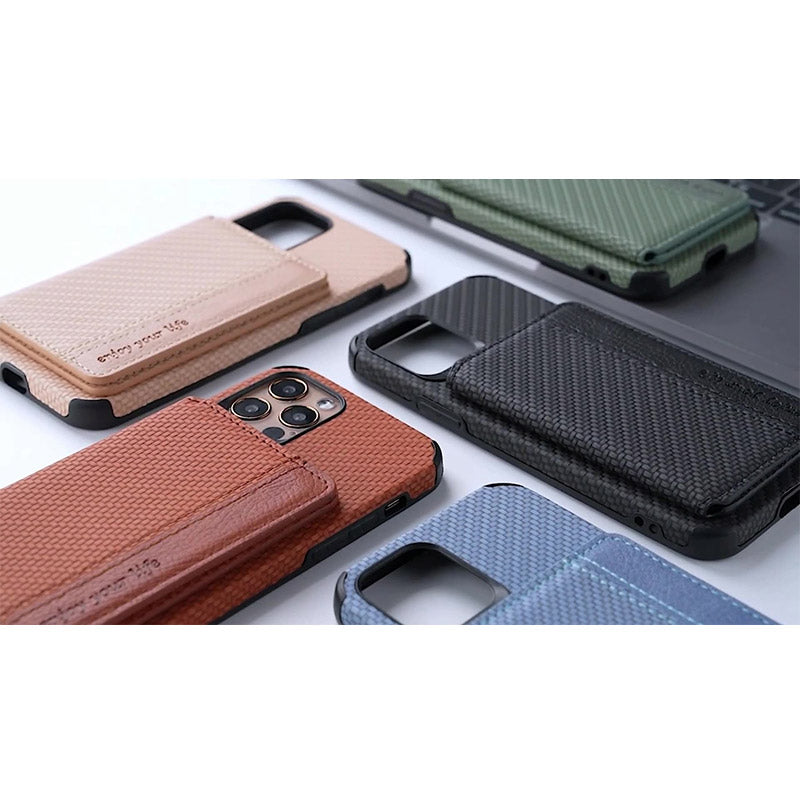 RFID Blocking Phone Case Wallet with Card Holder Kickstand for iPhone