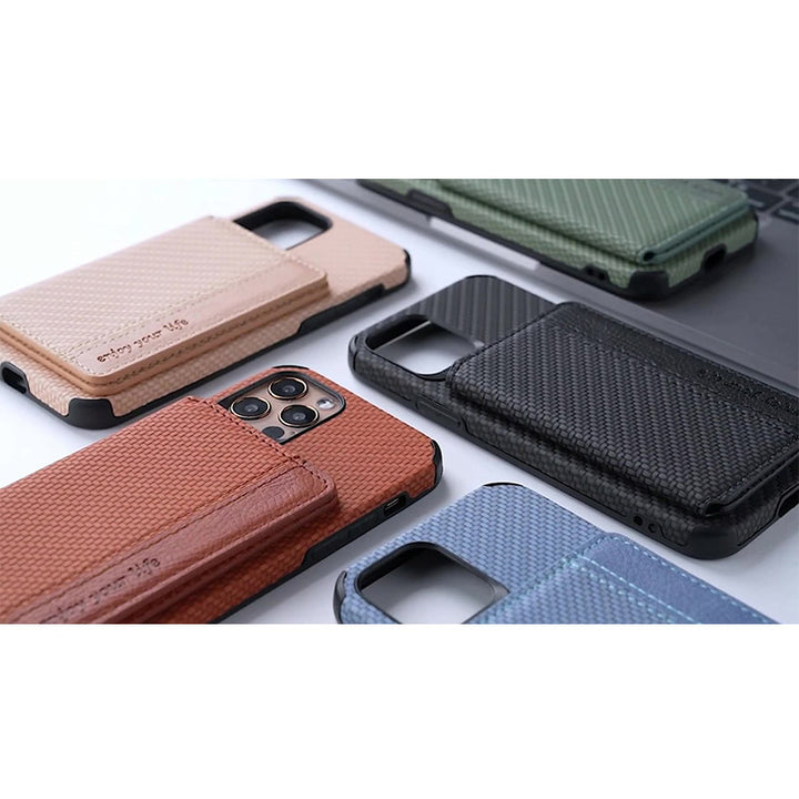 RFID Blocking Phone Case Wallet with Card Holder Kickstand for iPhone